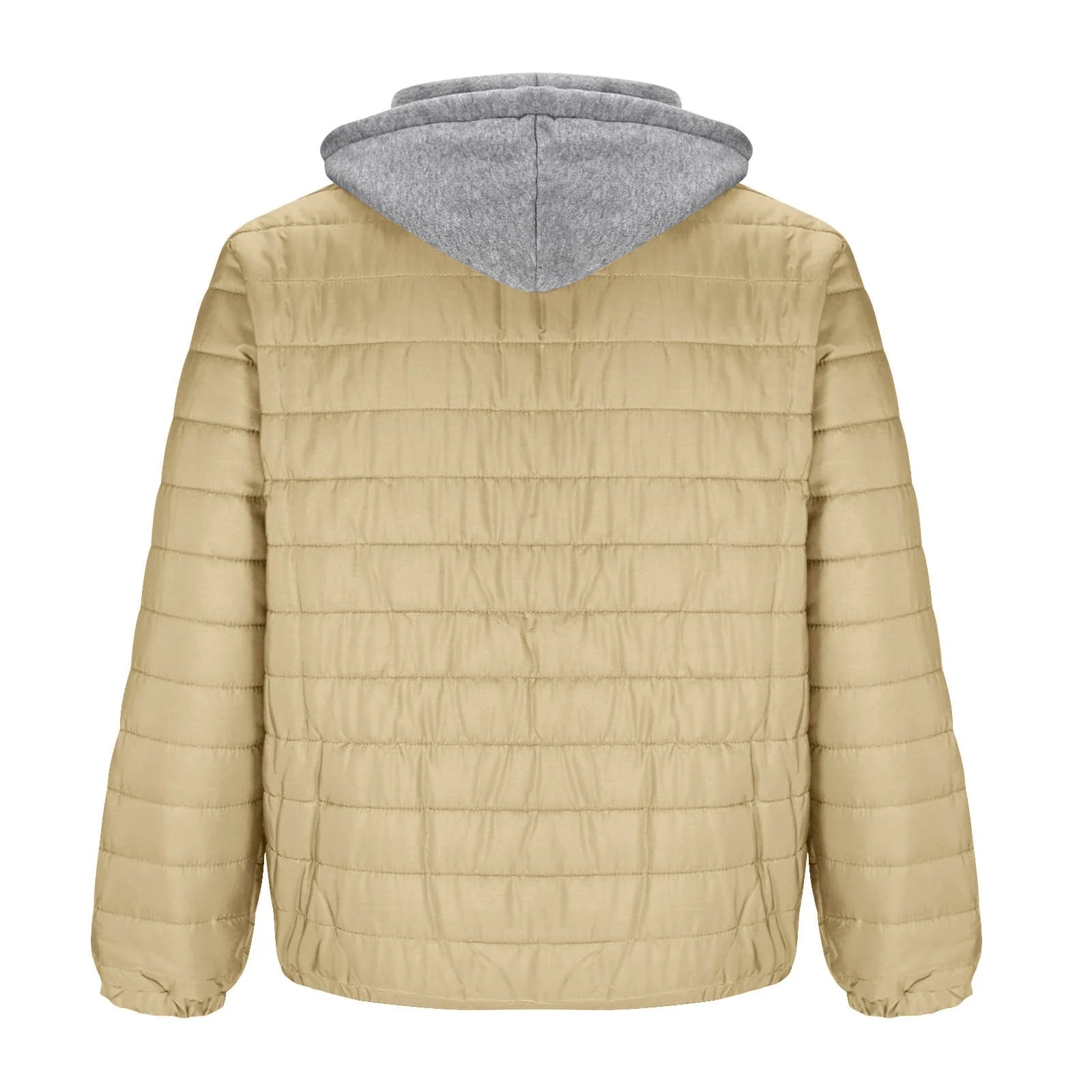 Mens Winter Coats Men'S Solid Color Hooded Jacket Cotton Padded Jacket Fashion Cotton Padded Jacket Men'S Warm Cotton Padded Jacket