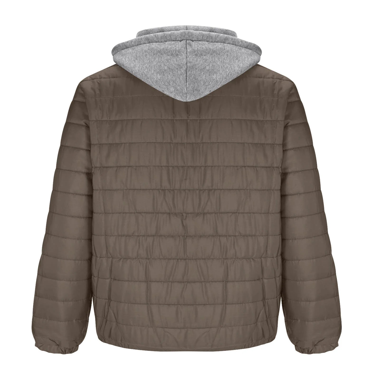 Mens Winter Coats Men'S Solid Color Hooded Jacket Cotton Padded Jacket Fashion Cotton Padded Jacket Men'S Warm Cotton Padded Jacket